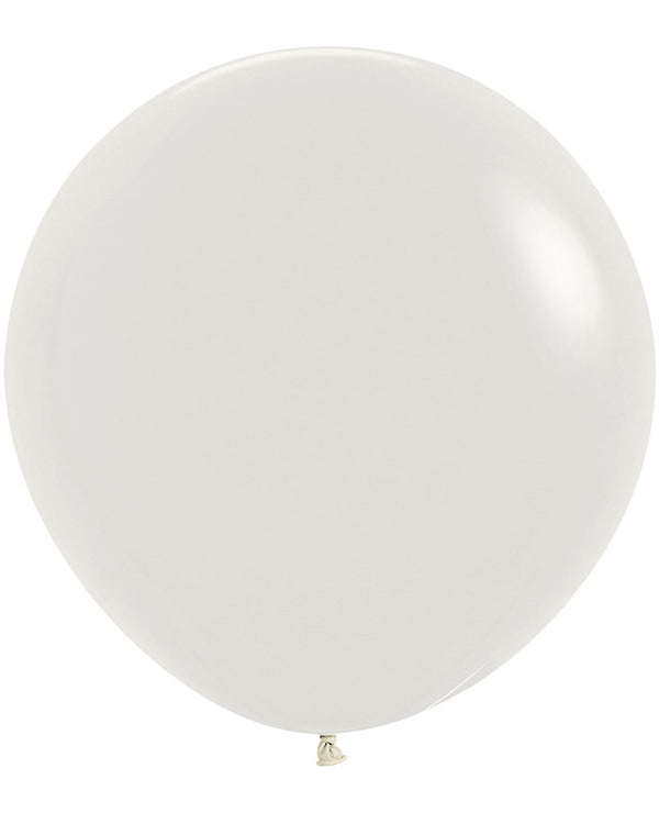 Pastel Dusk Cream 60cm Latex Balloons Pack of 3