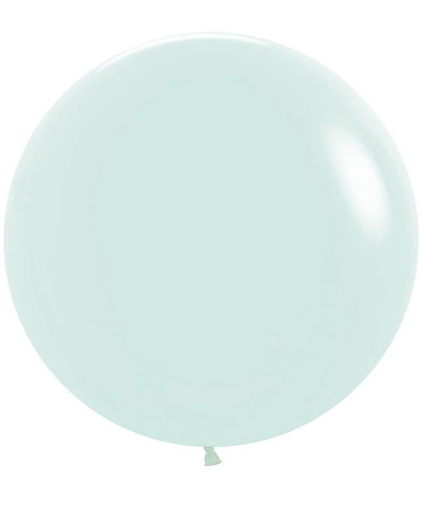 Pastel Matte Green Latex Balloons 60cm Latex Balloons Pack of 10