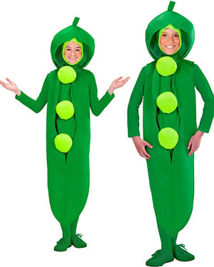 Green Pea Kids Costume
