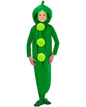 Green Pea Kids Costume