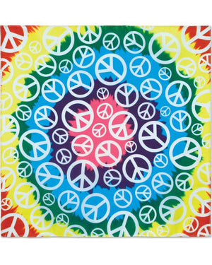 60s Peace Sign Bandana