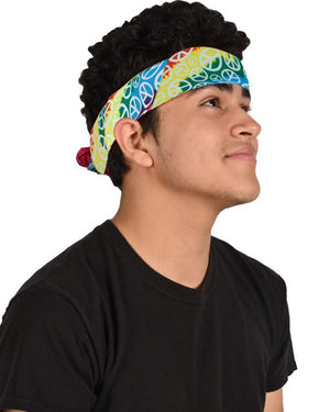 60s Peace Sign Bandana