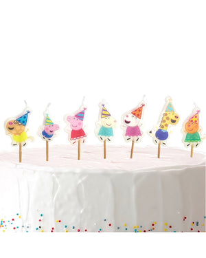 Peppas Party Birthday Candle Set