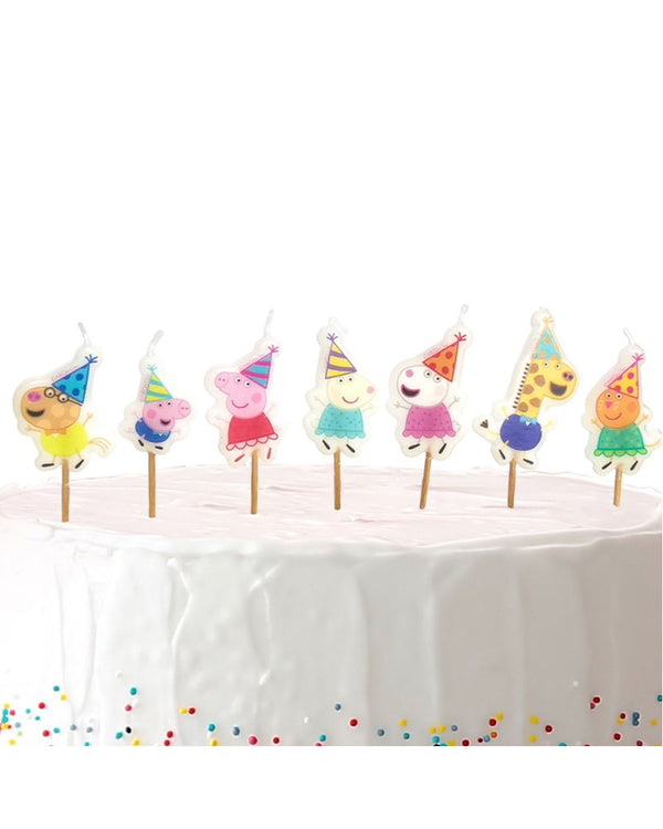 Peppas Party Birthday Candle Set