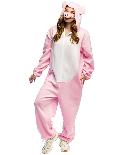 Pig Jumpsuit Adult Plus Size Costume