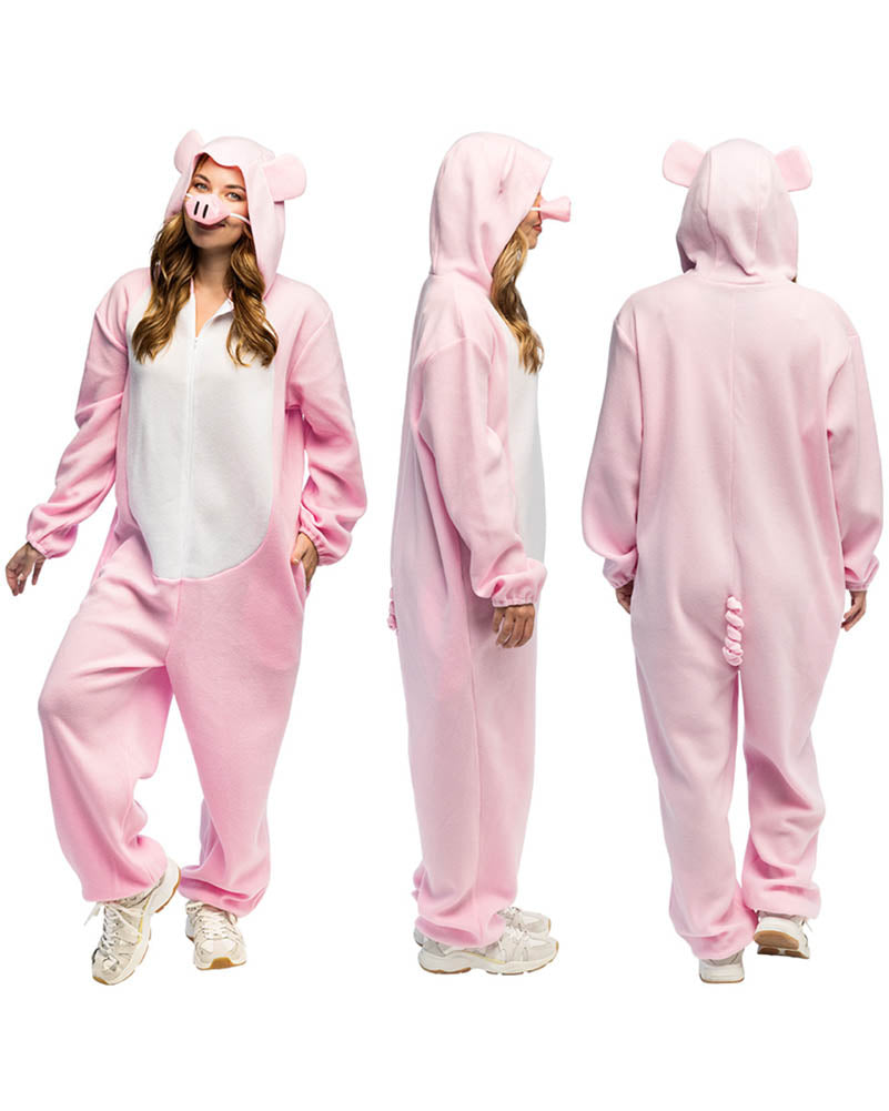 Pig Jumpsuit Adult Plus Size Costume