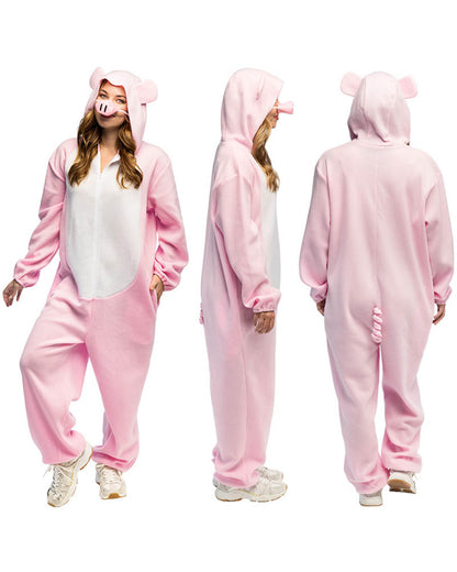 Pig Jumpsuit Adult Plus Size Costume