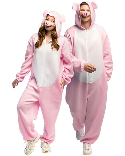 Pig Jumpsuit Adult Plus Size Costume