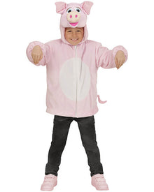Pig Hoodie Kids Costume