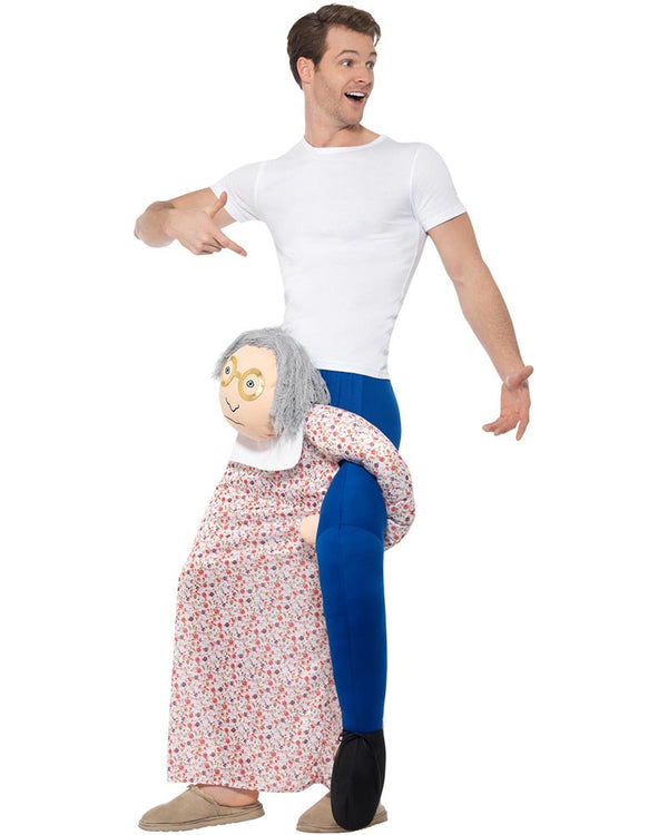 Piggyback Grandma Adult Costume
