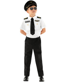 Pilot Uniform Kids Costume