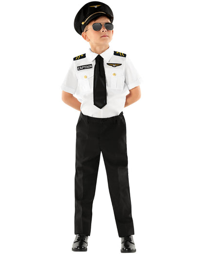 Pilot Uniform Kids Costume