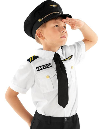 Pilot Uniform Kids Costume