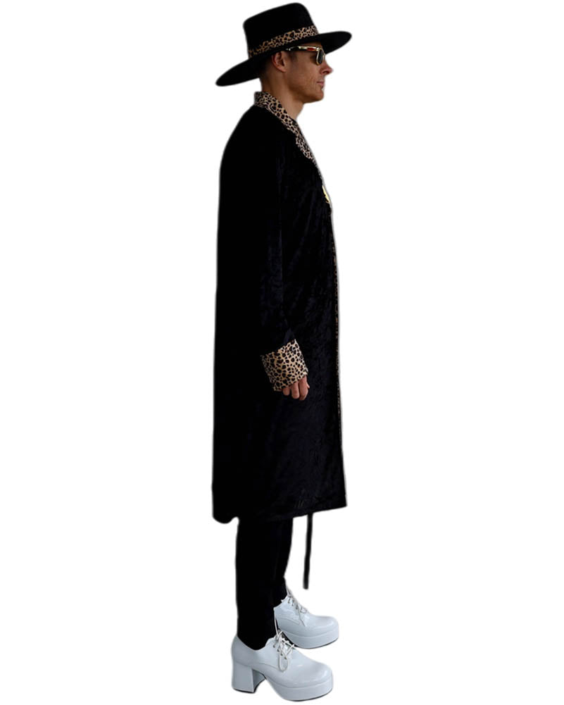 Pimp Coat and Hat Mens Costume