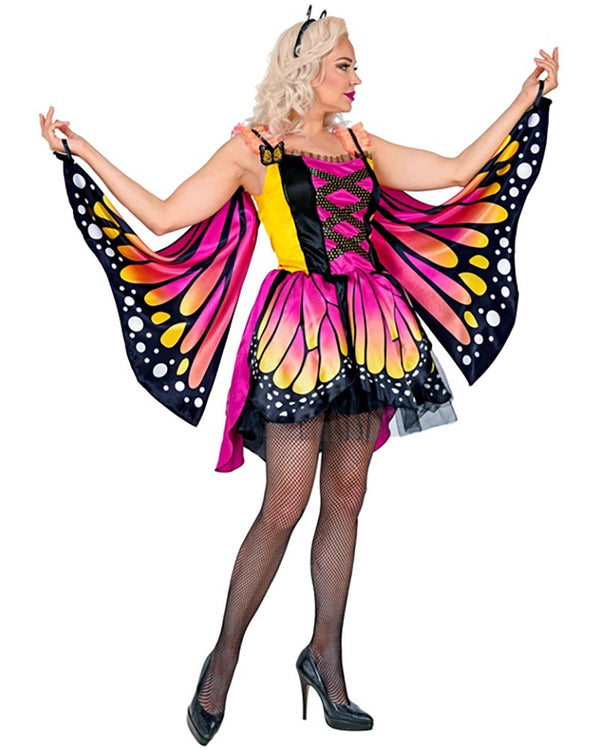 Pink Butterfly Womens Costume