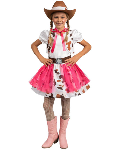 Pink Cowgirl Girls Costume