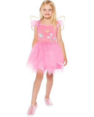 Pink Fairy Girls Costume