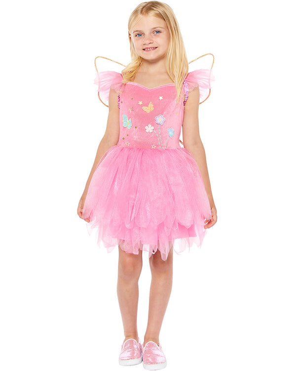 Pink Fairy Girls Costume