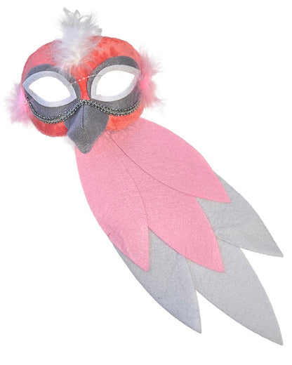 Pink Galah Deluxe Mask and Tail Set