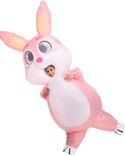 Pink Inflatable Bunny Inflatable Kids Costume
