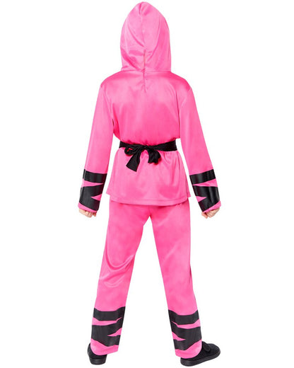 Pink Ninja Girls Costume 10-12 Years