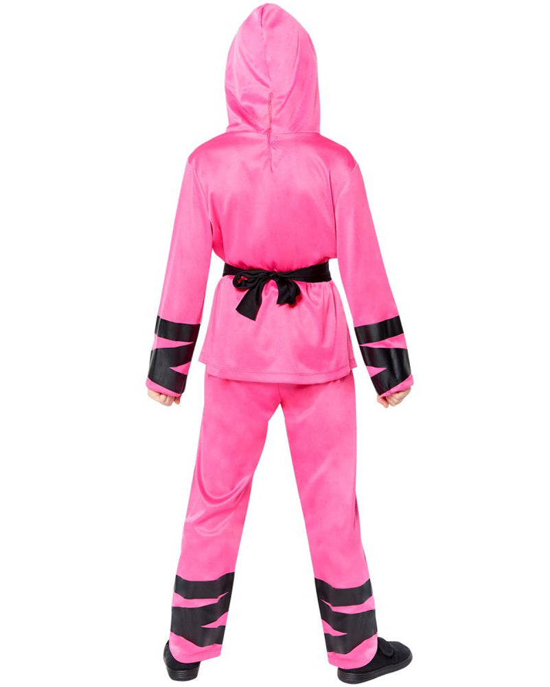 Pink Ninja Girls Costume 6-8 Years