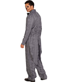 Pinstriped Nightmare Skeleton Mens Halloween Costume