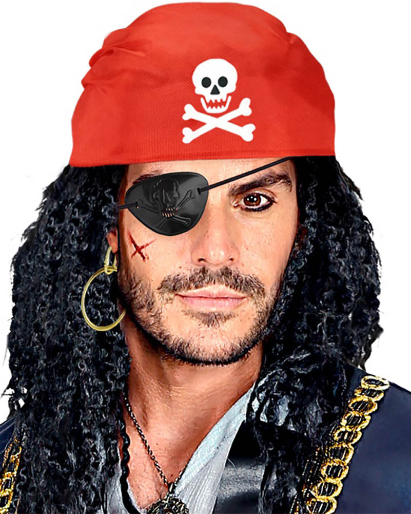 Pirate Bandana Eyepatch and Earring Set