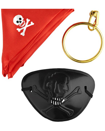 Pirate Bandana Eyepatch and Earring Set