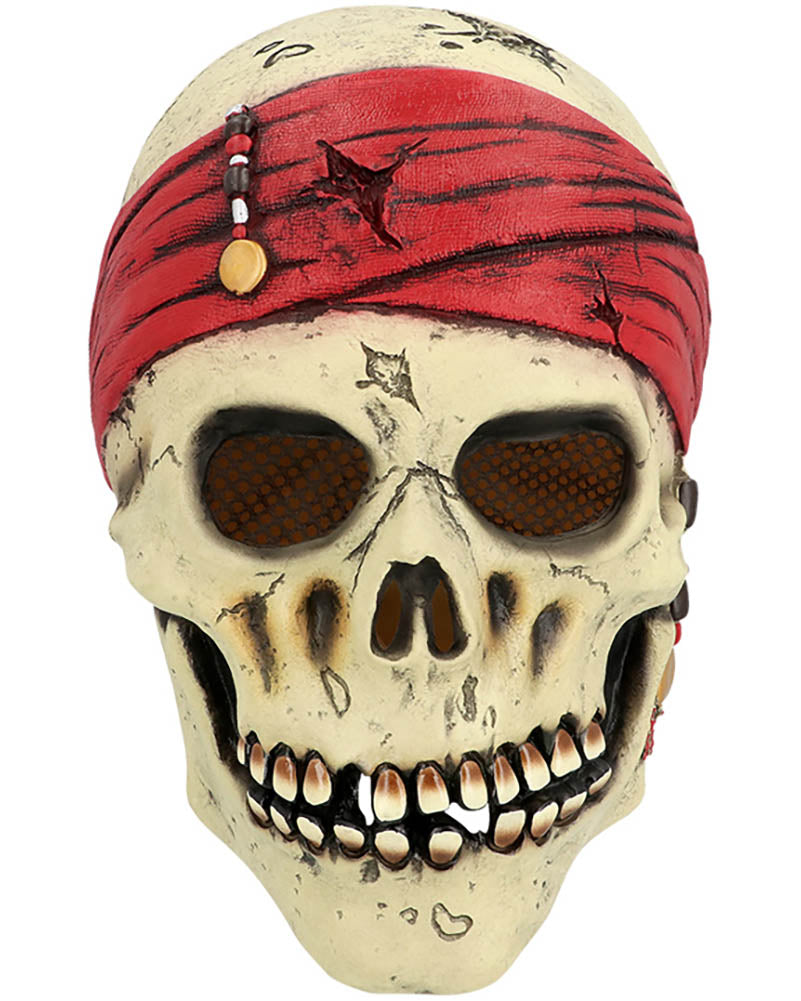 Pirate Crinson Latex Mask