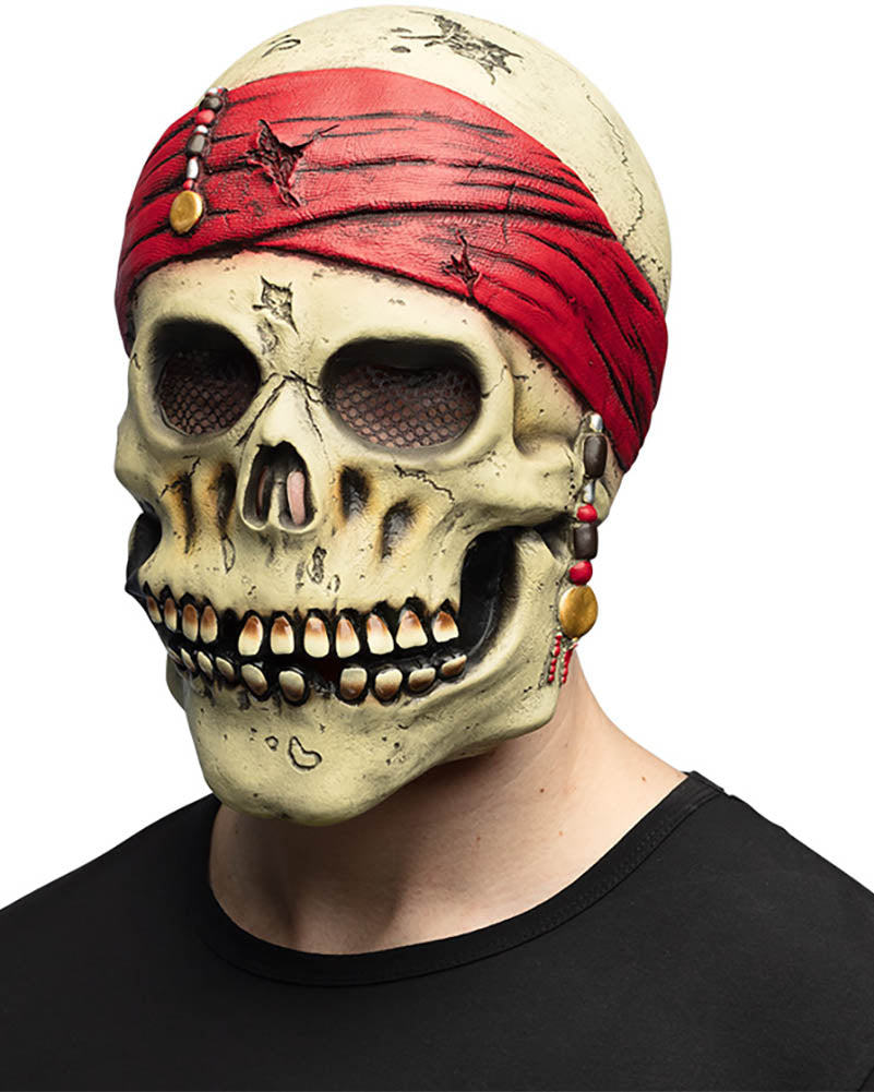 Pirate Crinson Latex Mask