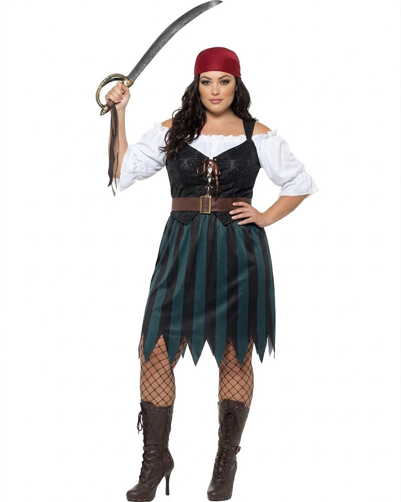 Pirate Deckhand Womens Plus Size Costume