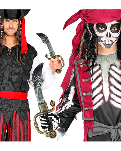Pirate Knife Plastic Prop 35cm