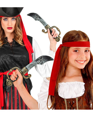 Pirate Knife Plastic Prop 35cm