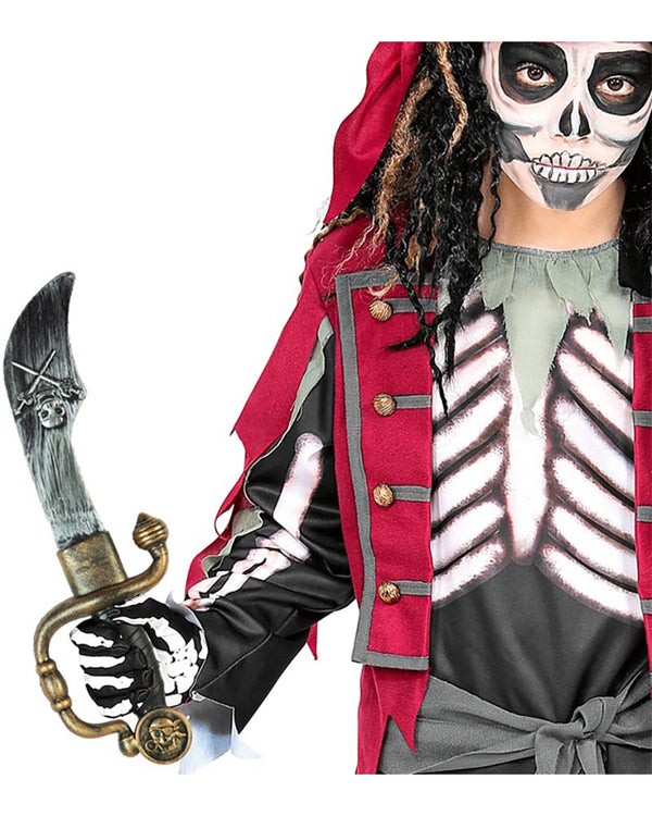 Pirate Knife Plastic Prop 35cm