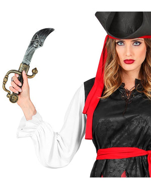 Pirate Knife Plastic Prop 35cm