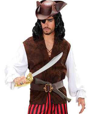 Pirate Mens Shirt with Vest