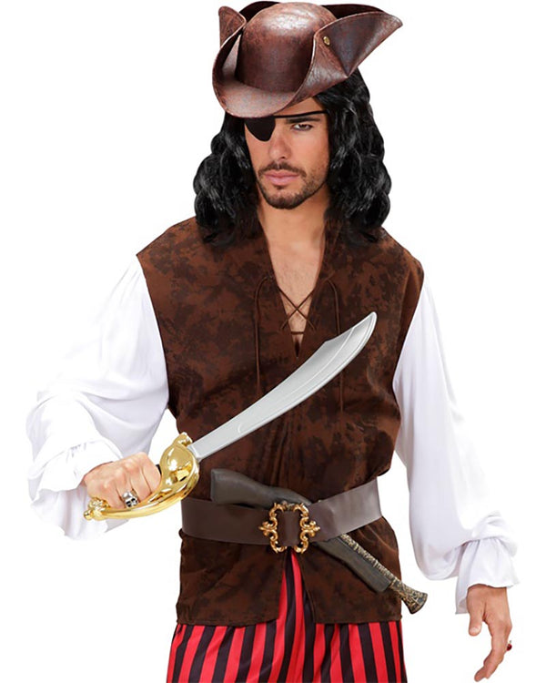 Pirate Mens Shirt with Vest
