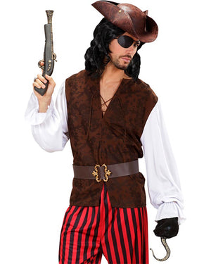Pirate Mens Shirt with Vest