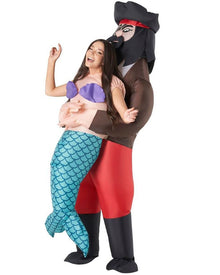 Pirate Mermaid Inflatable Pick Me Up Adult Costume