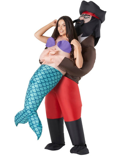 Pirate Mermaid Inflatable Pick Me Up Adult Costume