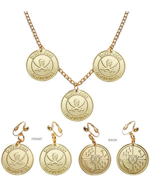 Pirate Necklace and Earrings Set