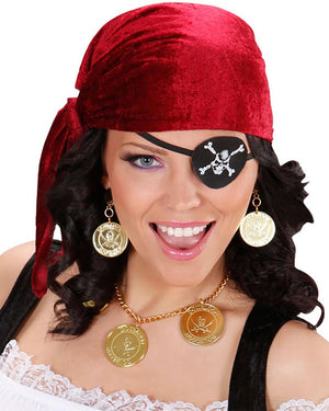 Pirate Necklace and Earrings Set