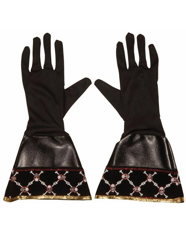 Pirate Skull and Cross Bone Gloves