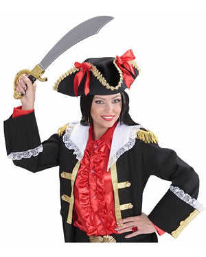 Pirate Tricorn Hat with Bows