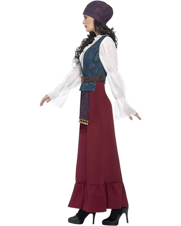 Pirate Buccaneer Beauty Deluxe Womens Costume