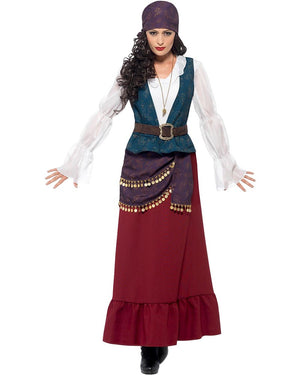 Pirate Buccaneer Beauty Deluxe Womens Costume