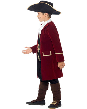 Pirate Captain Deluxe Boys Costume