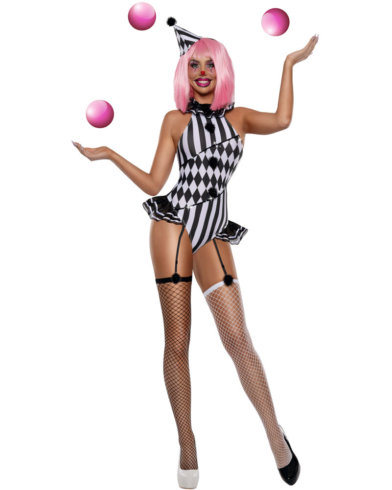 Pirouette Clown Womens Costume