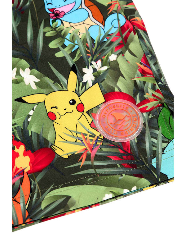 Pokemon Tropical Forest Opposuit Mens Swim Shorts